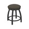 Holland Bar Stool Co 18" Swivel Vanity Stool, Pewter Finish, Graph Chalice Seat 80218PW019 - alternate 1